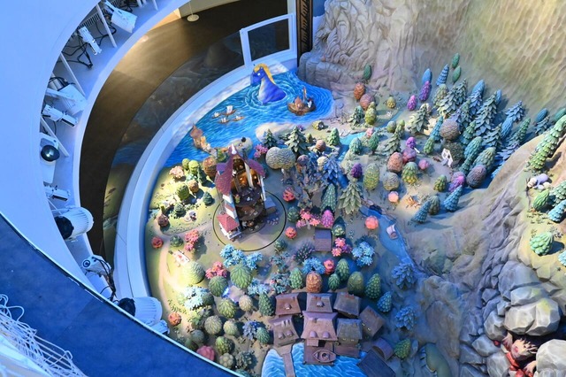 ムーミン谷のジオラマ