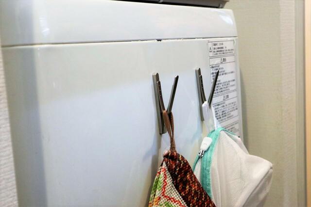 【IKEA クングスフォルス】洗濯機にネットをかけておくのもおすすめ
