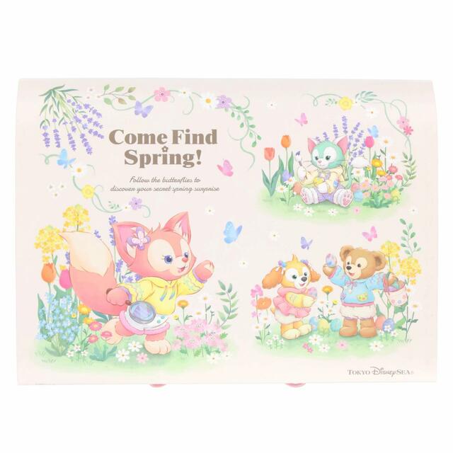 ドキュメントファイル 1,600円｜東京ディズニーシー「ダッフィー＆フレンズのカム・ファインド・スプリング！」スペシャルグッズ｜発売日：2024年4月1日（月）