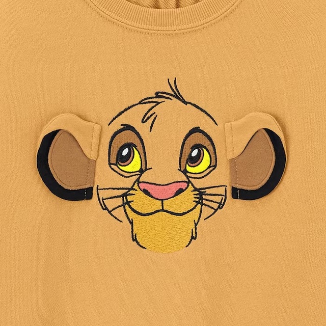BABY(TODDLER)カンタンスウェットプルオーバー(長袖)｜1,490円｜GUディズニー「101匹わんちゃん」「ダンボ」「ライオン・キング」キッズコレクション
