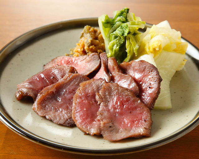 名物の牛タンメニュー