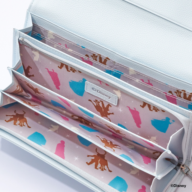 長財布 ¥25,300｜Samantha Thavasa Petit Choice ディズニー『アナと雪の女王』コレクション