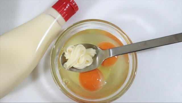 【カルディ レンジでオムライス】卵は別容器で混ぜ合わせておく必要あり