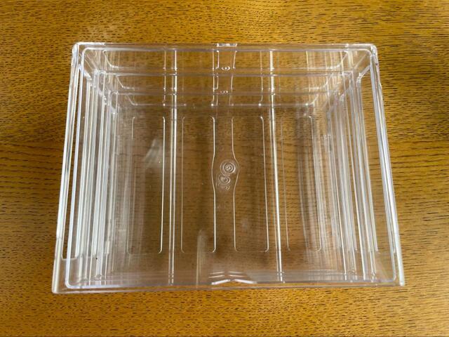 【ダイソー 3段引出しケース（書斎、クリア）】「見せる収納」をしていきます