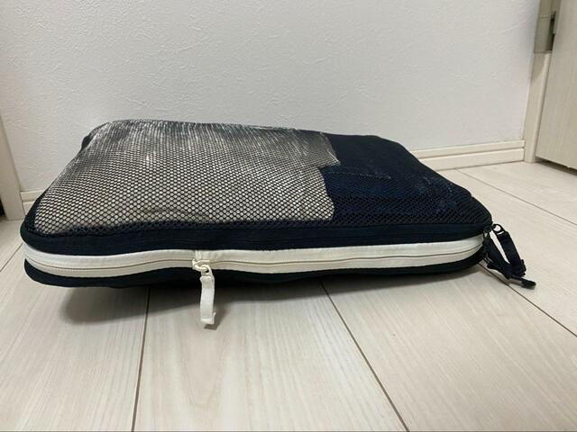 【無印良品 ポリエステル仕分けケース圧縮タイプ M】メッシュタイプは入っているものが一目でわかる