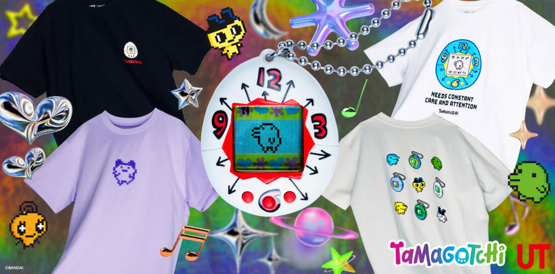 ユニクロ限定】UTだけの“特別仕様たまごっち”も登場！30周年スペシャル