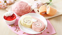 VL 2色のロールケーキ(いちごとメロン)