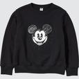KIDS モノクローム ミッキーマウス アート バイ ジョシュア・ヴィーダス スウェットシャツ(長袖)