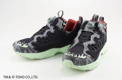 ゴジラ」「シン・ゴジラ」限定デザインスニーカー発売決定、Reebokと