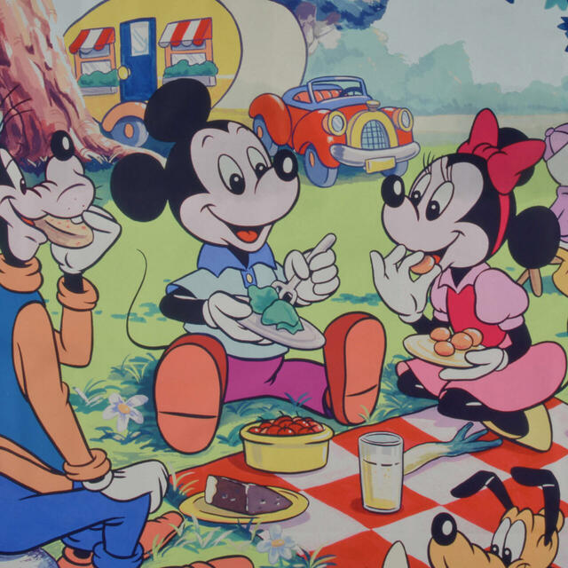 ミッキー&フレンズ レジャーシート SPRING PICNIC 3,300円