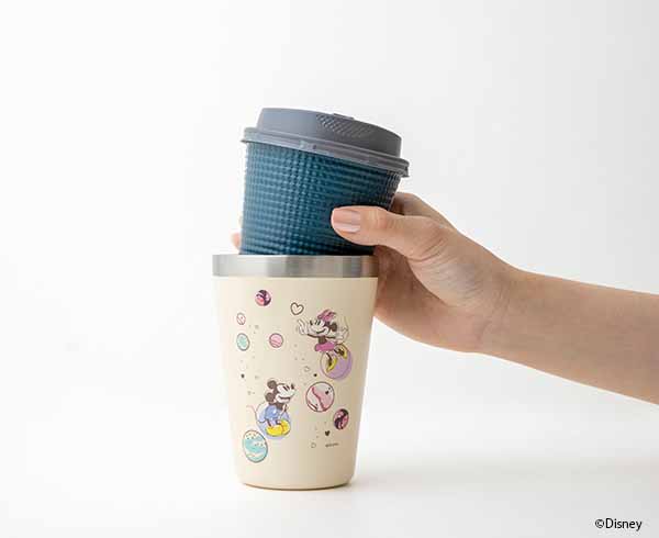 『Disney CUP COFFEE TUMBLER BOOK produced by サーティワン アイスクリーム SHARE THE JOY with MICKEY & MINNIE』。ほかのタンブラーと2個セット2,299円(税込)で販売