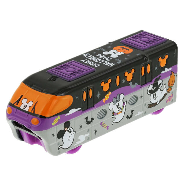 ディズニー・ビークル・コレクション〈トミカ〉 1,600円|東京ディズニーリゾート「ディズニー・ハロウィーン」スペシャルグッズ|販売店舗:東京ディズニーランド「ディズニー&カンパニー」、東京ディズニーシー「スリーピーホエール・ショップ」|発売日:2024年9月19日(木)