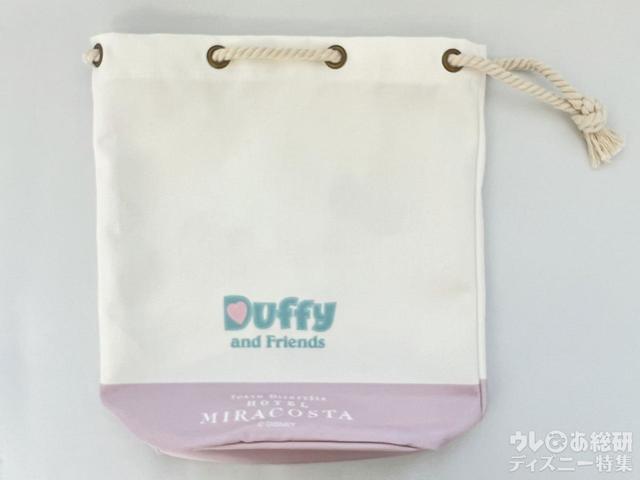 東京ディズニーシー・ホテルミラコスタ「ダッフィーのワンダフル・ヴォヤッジ」スペシャルルームのグッズ「ダッフルバッグ」