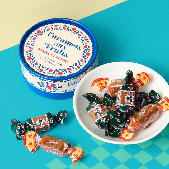 【カルディ】オリジナル フルーツのキャラメル（いちご＆りんご） 通常価格：各税込￥615