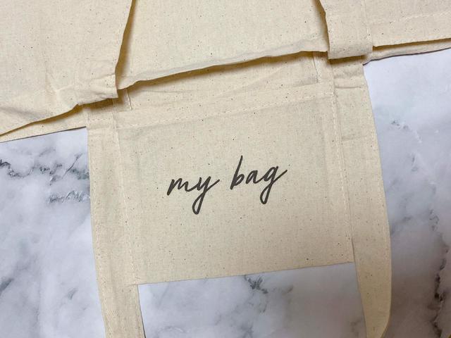 【ナチュラルキッチン】コットントートバッグ　ロゴ／税込330円　