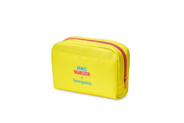 「スクエアポーチ」【「モスバーガー×スポンジ・ボブ 春のラッキーバッグ」が数量限定で発売】