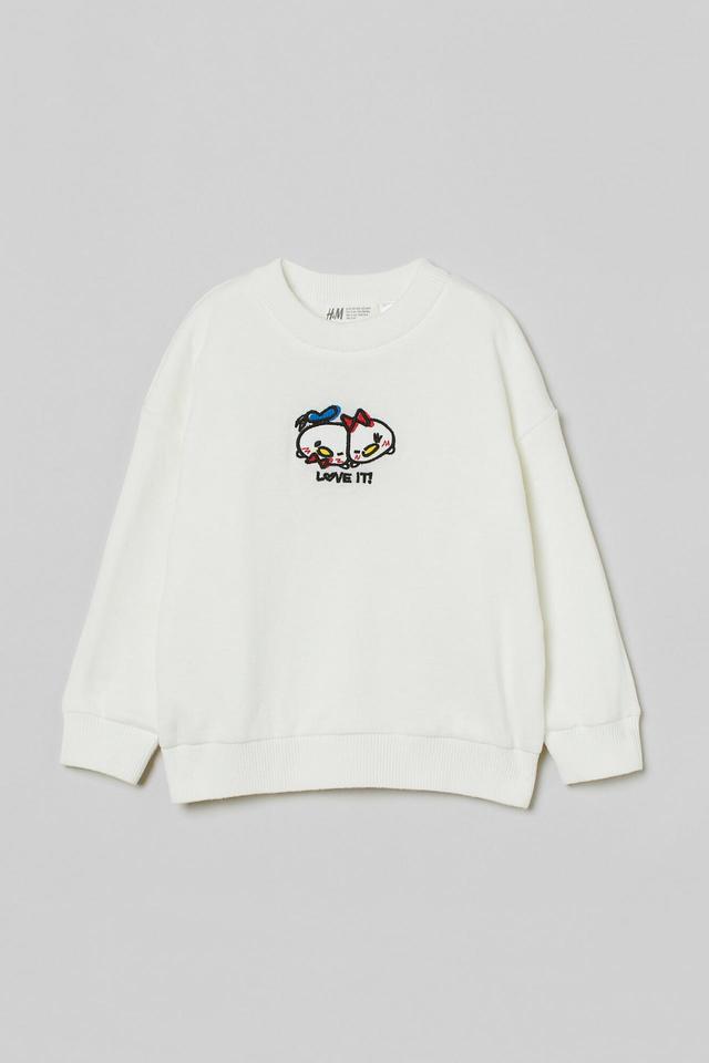 アップリケオーバーサイズセーター¥2,499