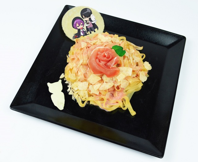 紫原と氷室のピンクローズパスタ　(1,080円)｜黒子のバスケ Vampire Party in J-WORLD TOKYO