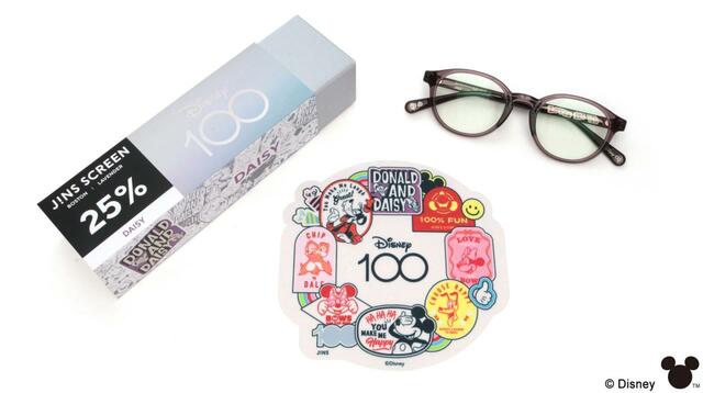 JINS SCREEN / Disneyデザインシリーズ ¥5,500|Disney 100 アイウエアコレクションby JINS