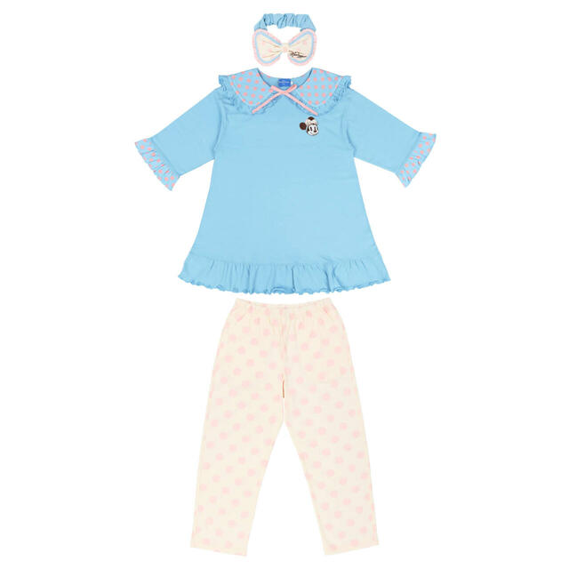 ルームウェア 7,500円|東京ディズニーリゾート「ミニーの日」グッズ|販売店舗:東京ディズニーランド「グランドエンポーリアム」、東京ディズニーシー「タワー・オブ・テラー・メモラビリア」|発売日:2025年3月2日(日)