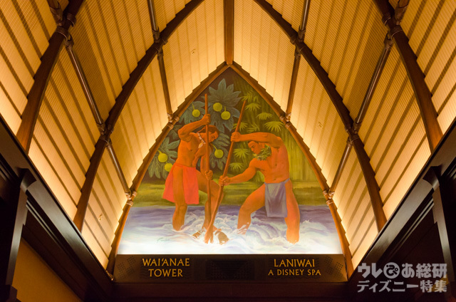 ワイアナエタワー側にある2神、カナロアとカネ｜アウラニ・ディズニー・リゾート & スパ コオリナ・ハワイ