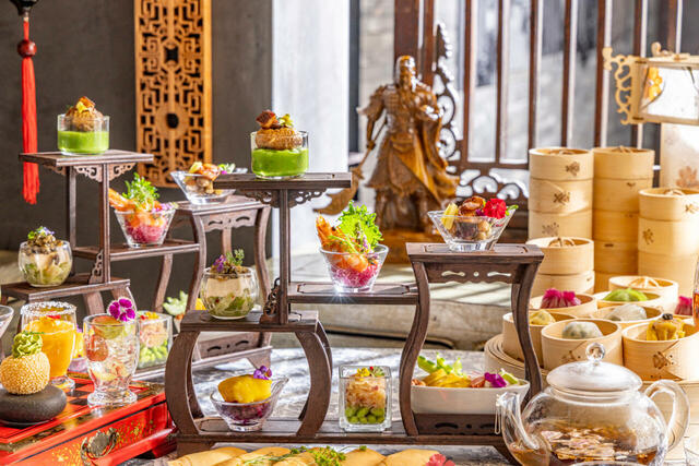 雰囲気あります…【ヒルトン東京『チャイニーズアフタヌーンティー三国志』】