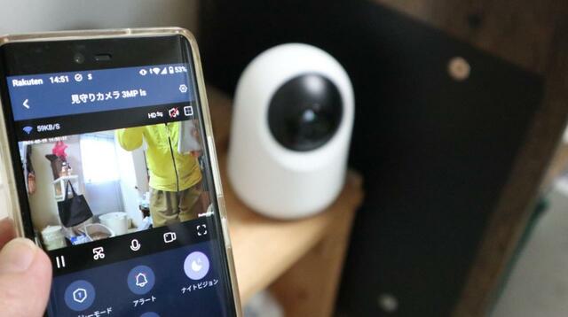 【SwitchBot 見守りカメラ 】リアルタイム確認のほか、切り出し・動画・呼びかけ操作もワンタップ   