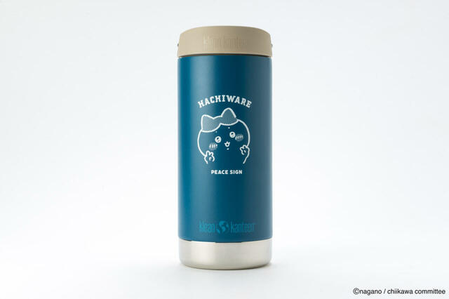Klean Kanteen ちいかわ インスレートボトル TKWide 12oz（355ml）w/カフェキャップ [ハチワレ]【2025年8月中旬より順次お届け予定】価格：6,820円（税込）