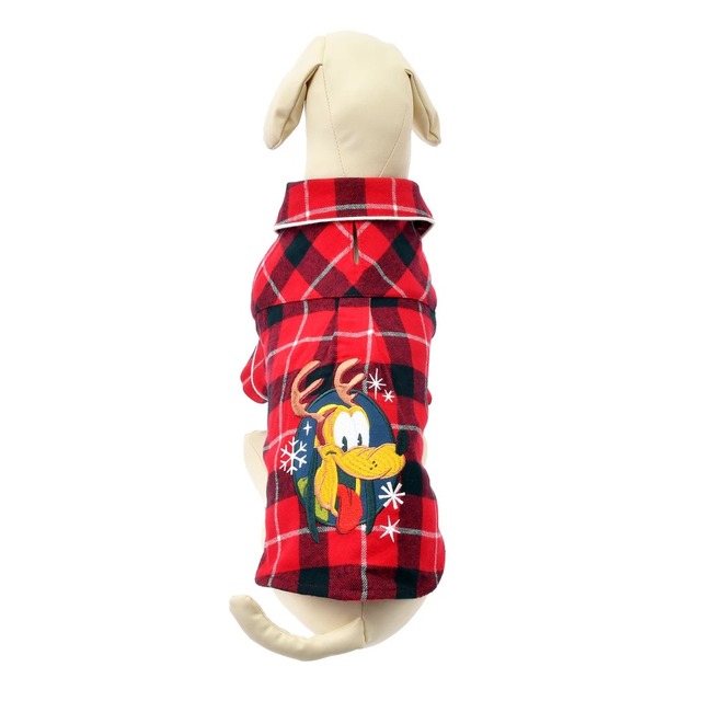 プルート ペット用コスチューム(S) 小型犬用 シャツ風 チェック柄 クリスマス 4,180円