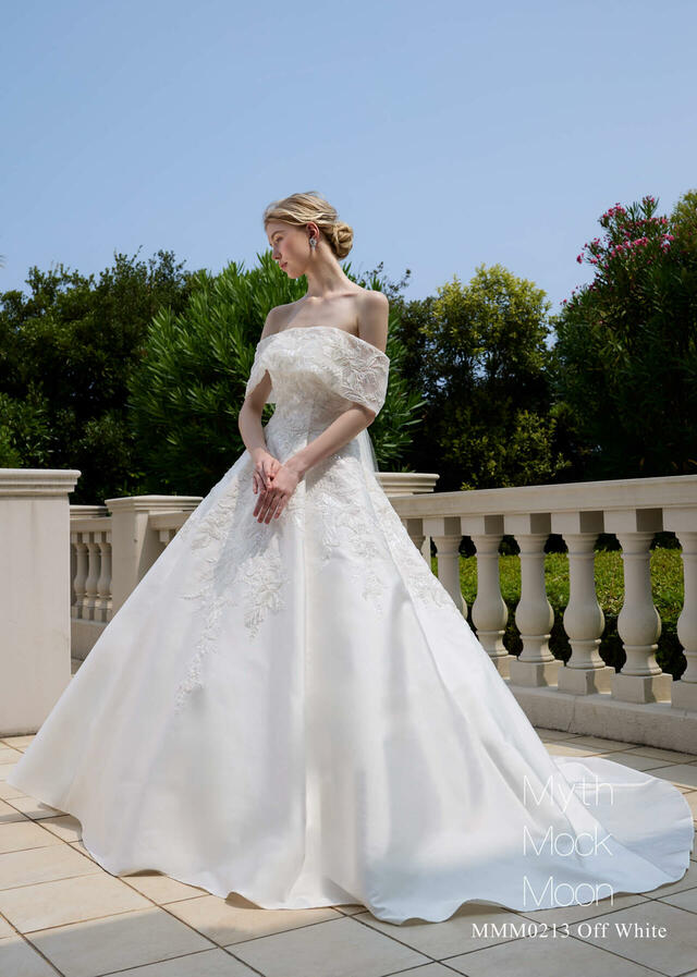 クラウディア|Myth Mock Moon(ミスモックムーン)新作ウェディングドレス|MMM0213_OffWhite