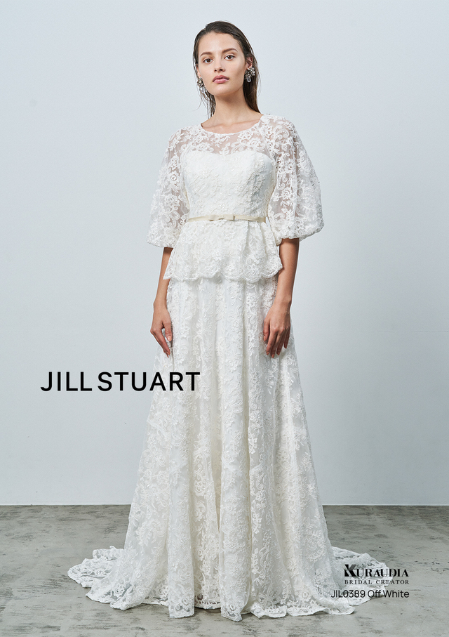 【JILL STUART(ジルスチュアート)新作ウェディングドレス】JIL0389-Off_White