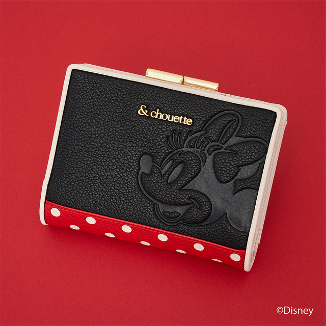 折財布 13,200円｜&chouette ディズニー「ミッキーマウス&ミニーマウス」コレクション