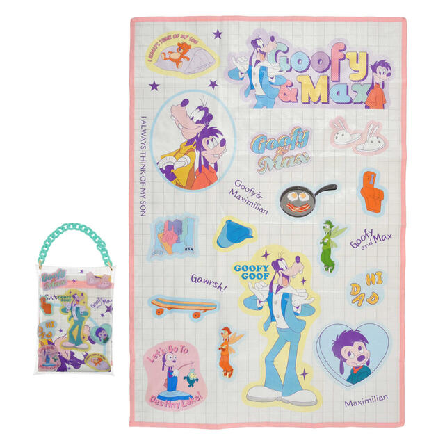 グーフィー＆マックス レジャーシート ポーチ入り GOOFY BIRTHDAY 2,200円