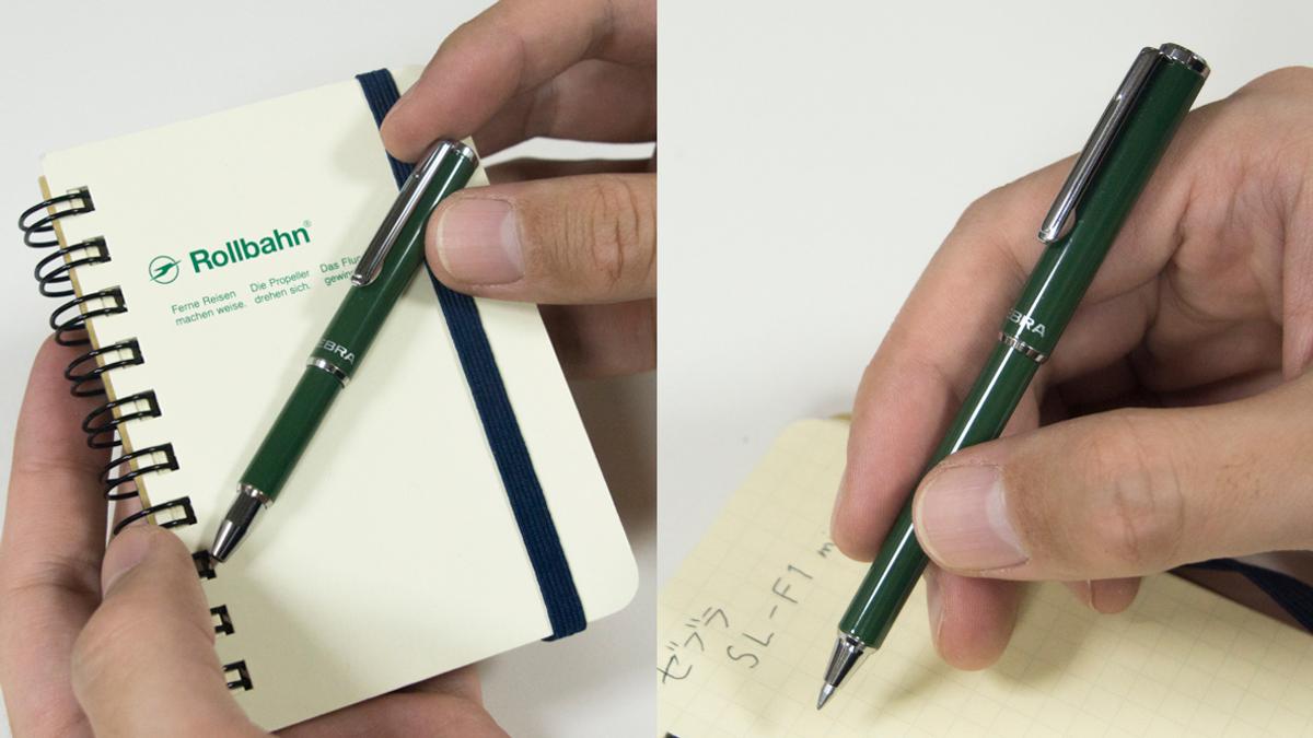 書きやすくて持ち運びやすい。 ゼブラの「SL-F1 mini」は小さいメモ帳