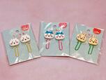 【キャンドゥ】「ちいかわ」チャーム付きクリップ2P/各110円(税込)