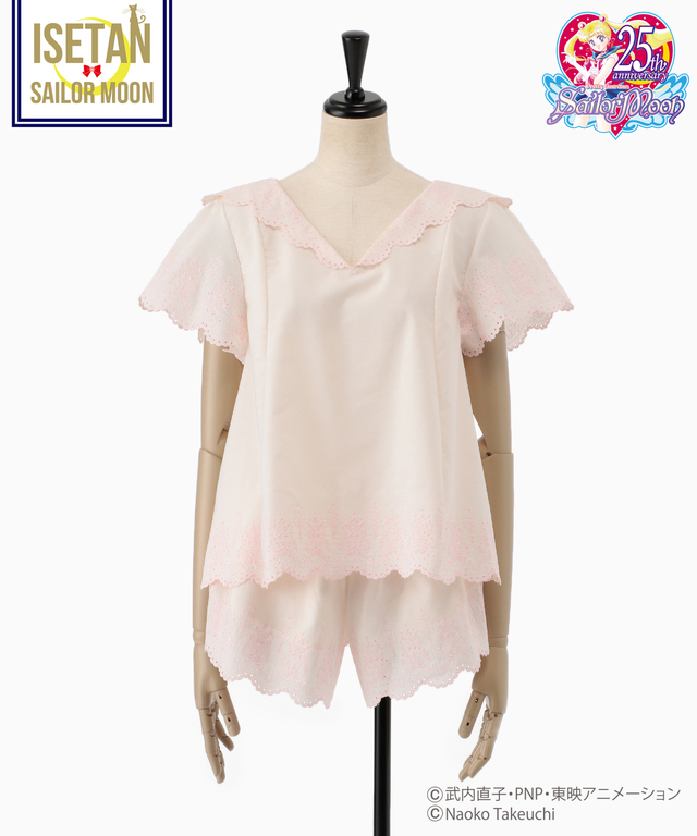 RoomWear キューティムーンロッドレースルームウェア　上下セットアップ