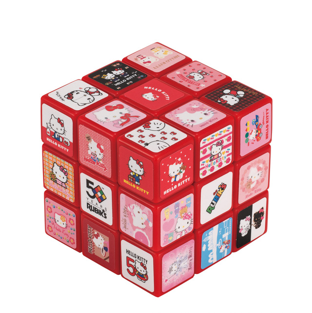 「ハローキティ 50th ルービックキューブ」絵柄イメージ