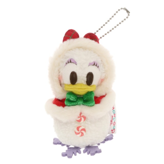 ぬいぐるみバッジ 1,600円｜長さ約12.5cm｜東京ディズニーリゾート「ディズニー・クリスマス」2019｜販売店舗：東京ディズニーランド「グランドエンポーリアム」、東京ディズニーシー「エンポーリオ」