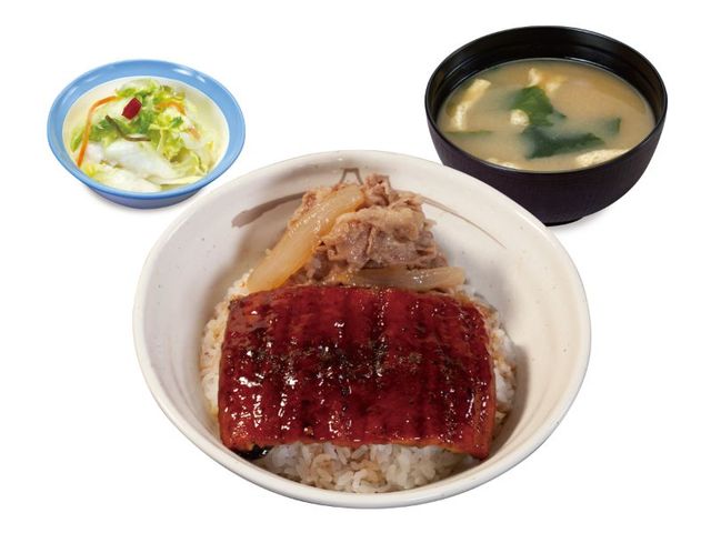 うなぎコンボ牛めし