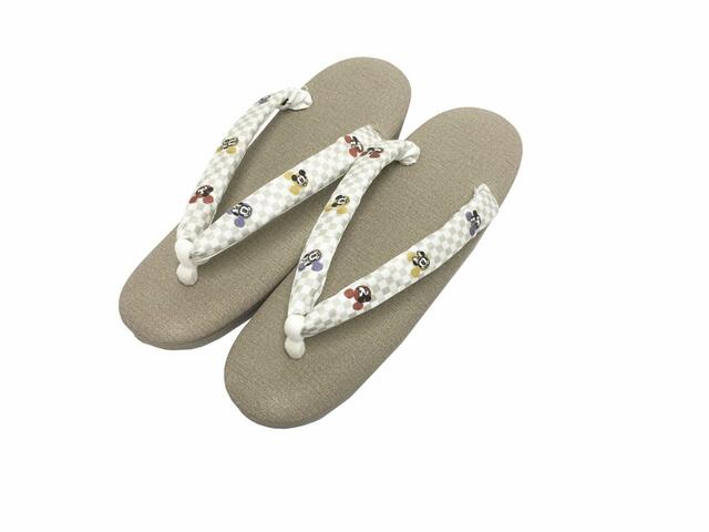 草履 30,400円｜BANKANわものや｜ディズニー「さりげなミッキー」