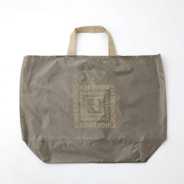 【紀ノ国屋 ニューポケッタブルバッグ／グレージュ】落ち着いたトーンで普段使いしやすい色味が揃います◎