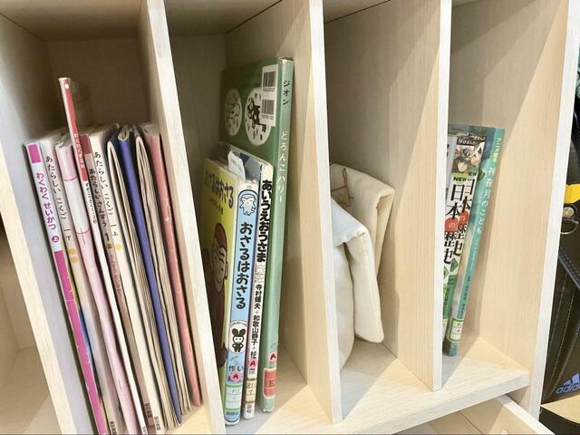 【ニトリ　ランドセルラック】本も読みやすく収納できる