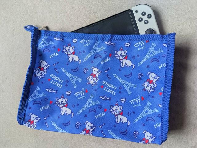 ゲーム機が横にした状態で入ります
