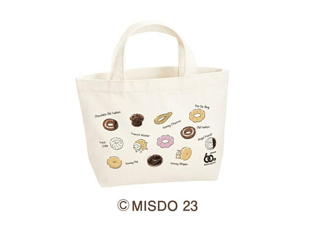 「ミスタードーナツミニトート」＜570円（税込）～＞【ダスキン創業60年記念トートバッグ】