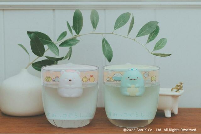 『すみっコぐらし ぷかぷか加湿器BOOK しろくまver.』『すみっコぐらし ぷかぷか加湿器BOOK とかげver.』価格：3,069円(税込)