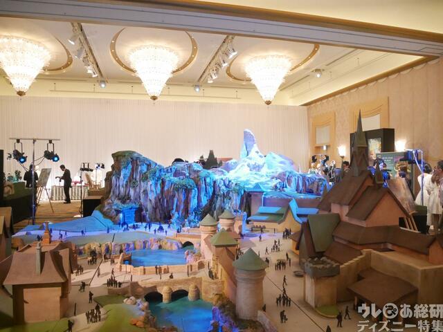 東京ディズニーシー新エリア「ファンタジースプリングス」模型展示