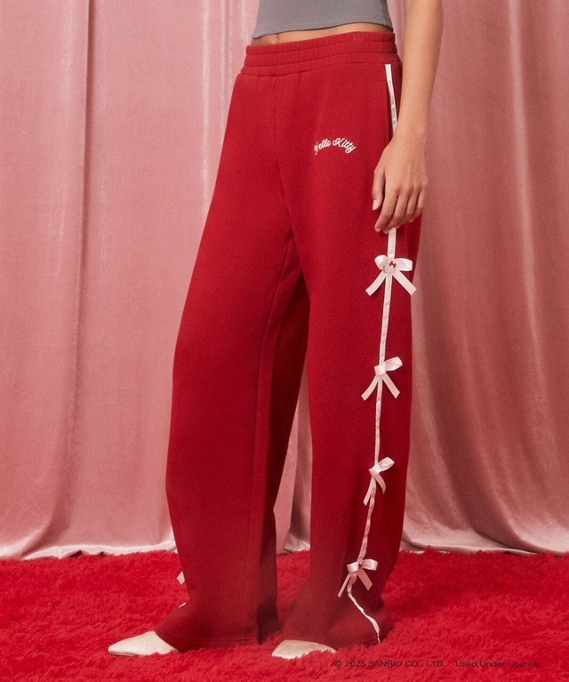 【FOREVER 21×サンリオスプリングコレクション】【SANRIO SPRING】リボンパンツ　¥5,990 / サイズ S,M / カラー レッド