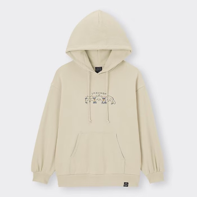 スウェットパーカ｜2,990円｜GU「ちいかわ」コラボコレクション第3弾