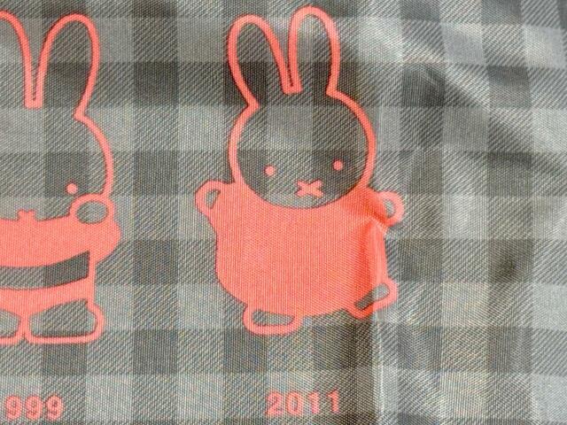 2011年のミッフィー。シンプルな顔立ちながらも、結構変化があることがわかります！