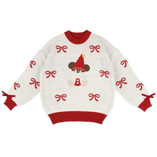 セーター 7,000円｜東京ディズニーリゾート「ディズニー・クリスマス」スペシャルグッズ｜販売店舗：東京ディズニーランド「ディズニー＆カンパニー」、東京ディズニーシー「エンポーリオ」｜発売日：2025年11月10日（月）